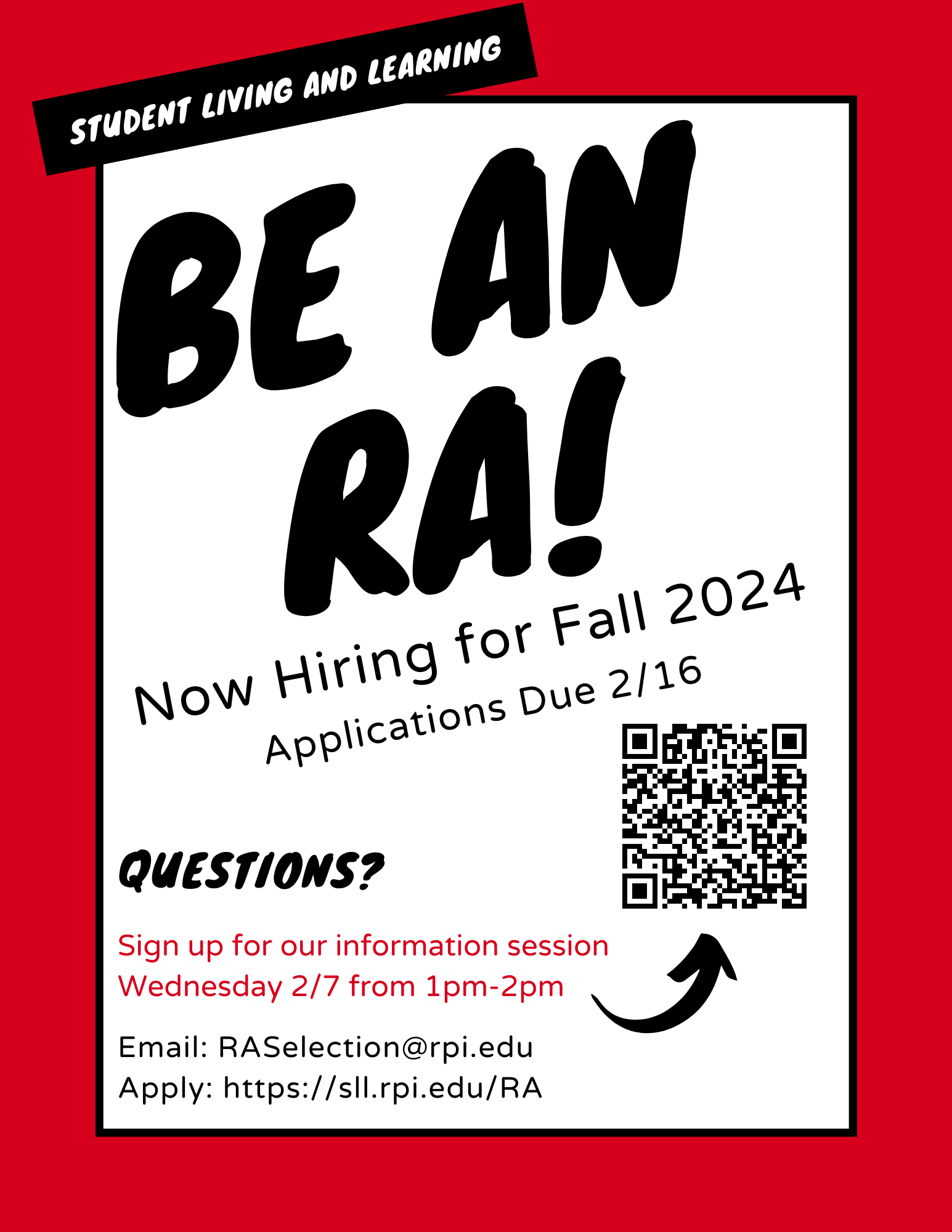 Be an RA Flyer